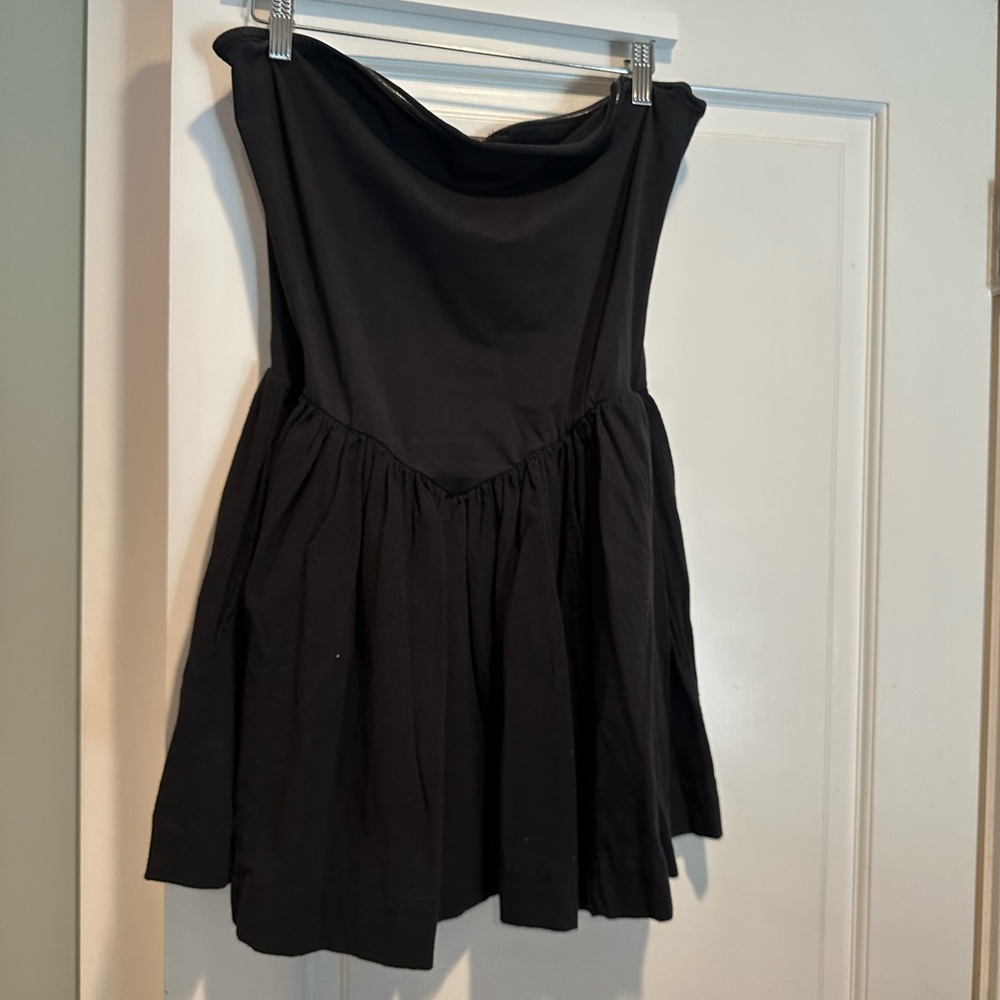 Black Free People Strapless Dress